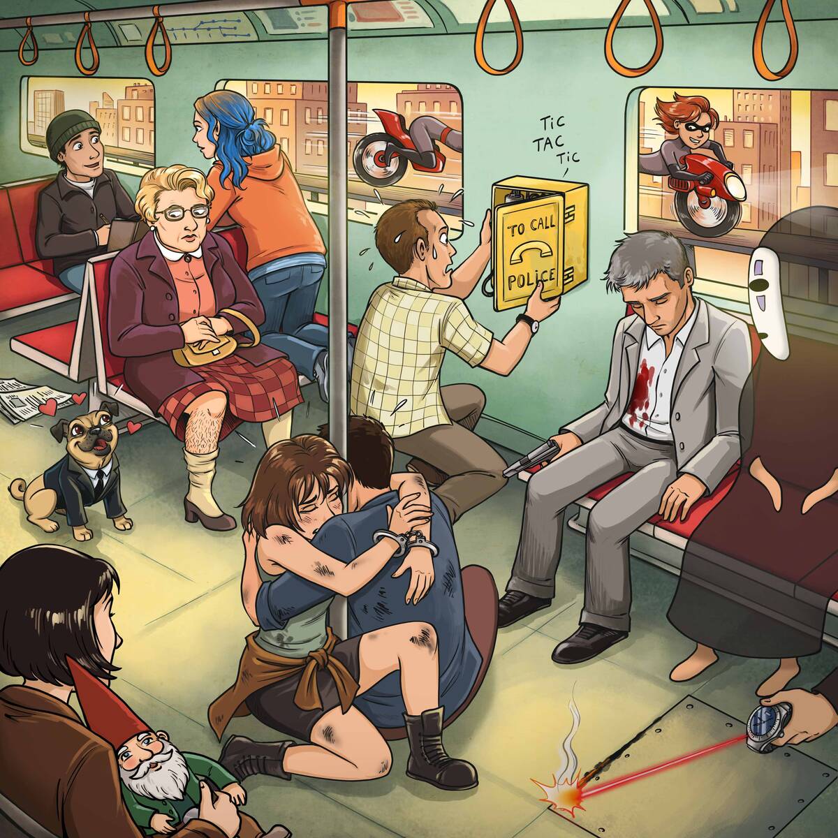 Quiz 10 films à trouver Métro , avec Speed, Madame Doubtfire, Collatéral.