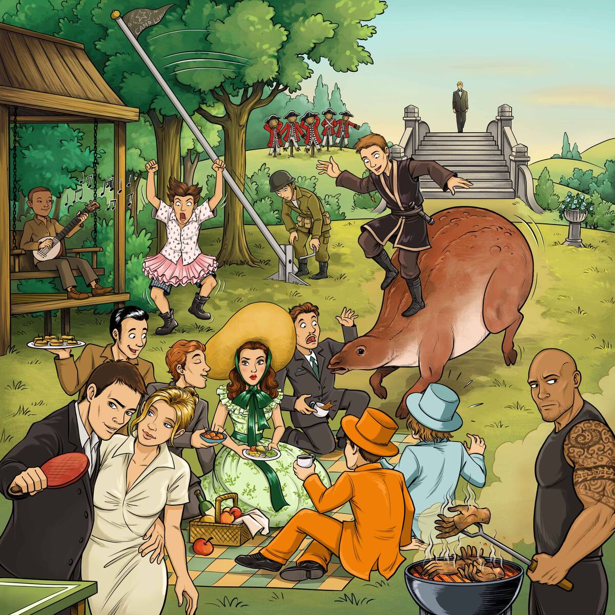 Quiz 10 films à trouver Garden Party , avec Rencontre avec Joe Black, Autant en emporte le vent, Délivrance.