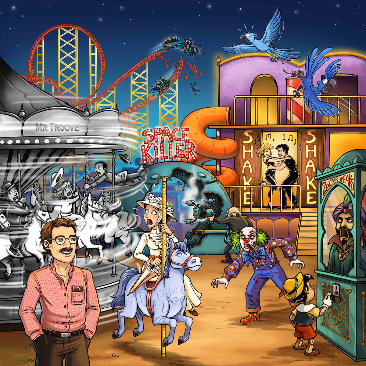 Quiz 10 films à trouver Fête foraine , avec Destination finale 3, Grease, Mary Poppins.